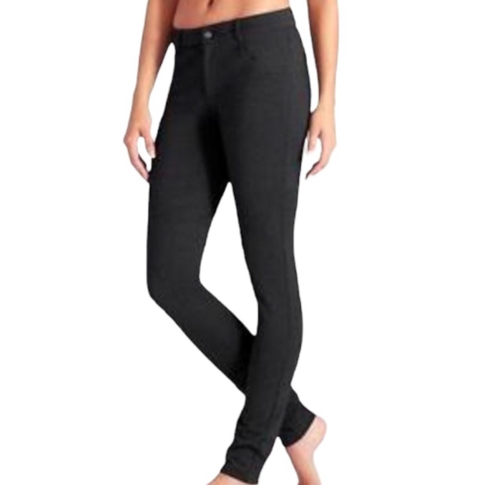 NWT Athleta Black Ponte Skinny Pants
